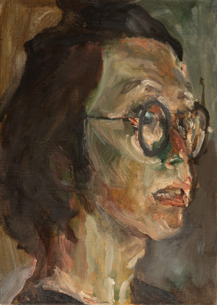 Self-portrait 
Oil on canvas 